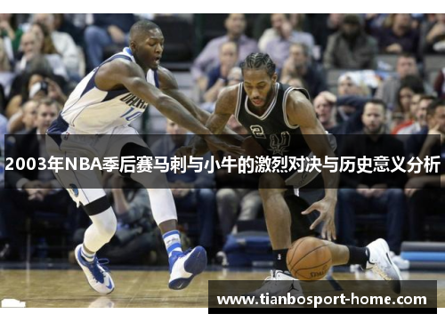 2003年NBA季后赛马刺与小牛的激烈对决与历史意义分析